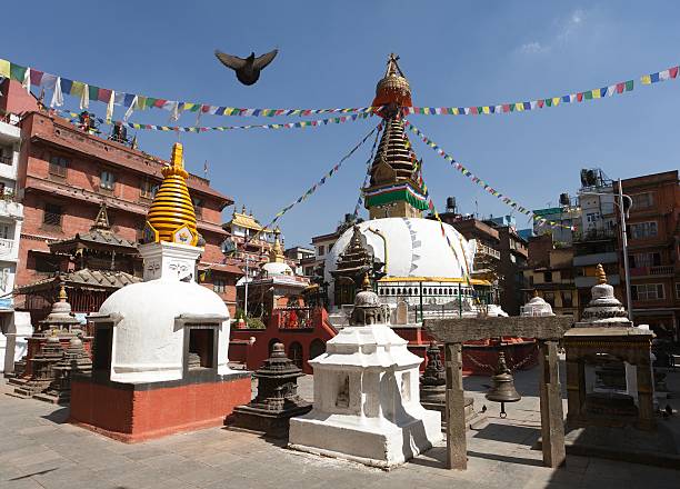istock View of Kathesimbhu stupa - Kathmandu 585606802