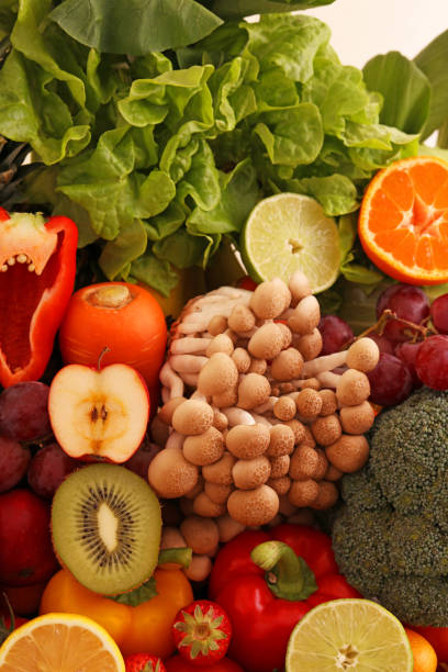 istock Fresh fruits and vegetables 585608022