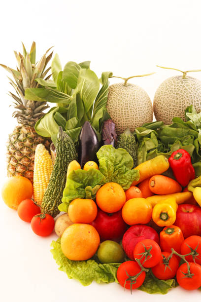 istock Fresh fruits and vegetables 585608862
