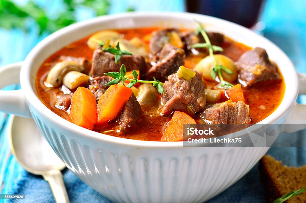 Bife Bourguignon. - Royalty-free Ensopado Foto de stock