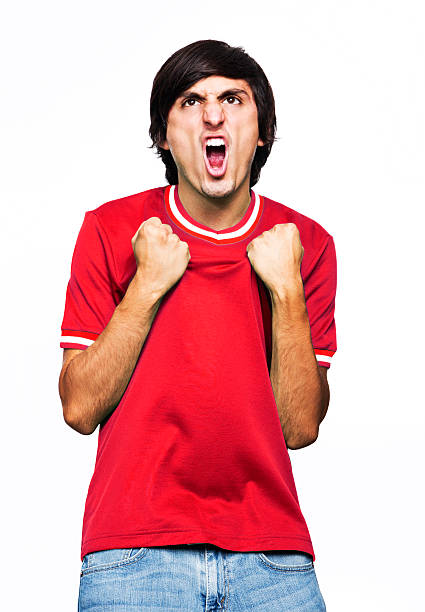 istock Man shouting of emotion 585611964