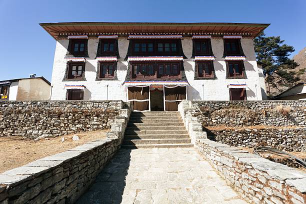 istock Tengboche Monastery, the best monastery in Khumbu valley 585612306
