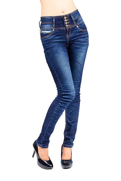 istock Woman in blue jeans 585619730