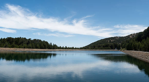 istock Water reservoir dam 585622616