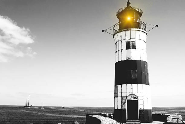 istock Lighthouse Schleimuende North, on the Baltic Sea 585622768