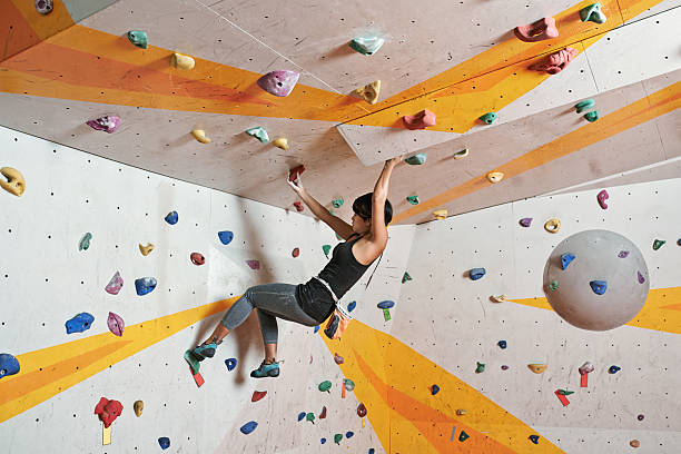 istock Indoor climbing 585623222