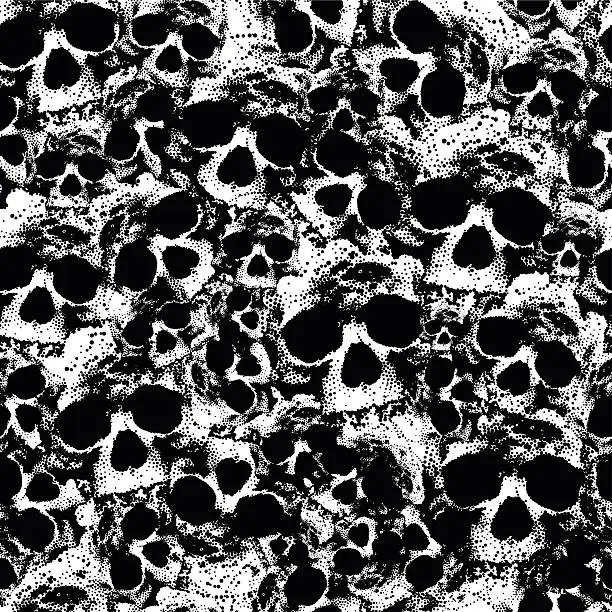 Skull Pattern Icon Skulls seamless pattern.ai Royalty-free Stock Vector Images and Clip Art