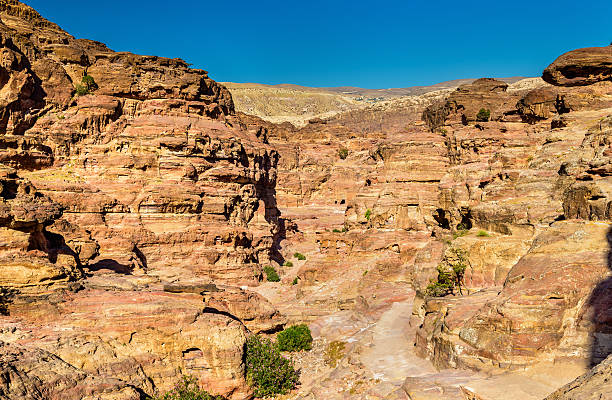 istock Wadi Jeihoon, the path to the Monastery El Deir at 585764884