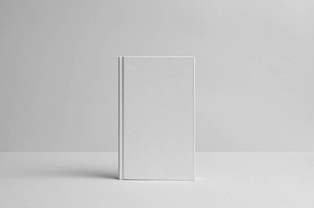 Hardcover Canvas Book Mock-Up- Front. Wall Background