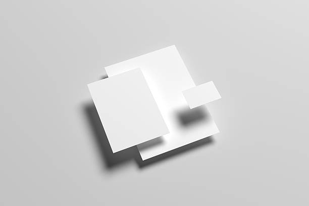 istock Cascade Stationery Mock-Up - Illustration 585770950