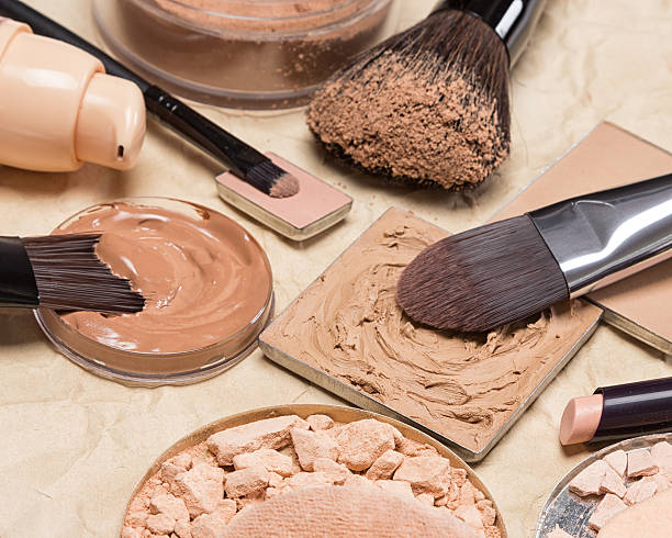 istock Makeup products to even out skin tone and complexion 585772030