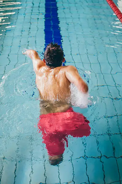 Photo of Quadriplegic Professional Swimmer