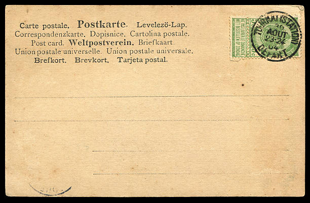 istock vintage postcard from Belgium in early 1900s 585789956