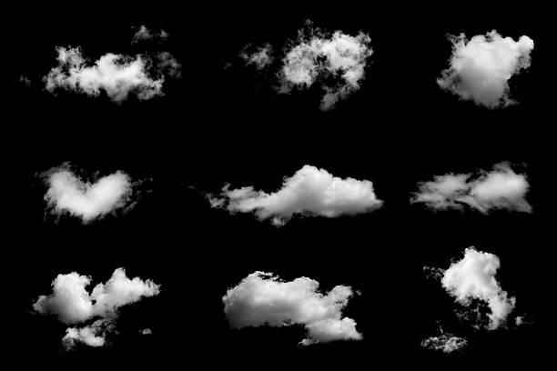 nubes  - cloud cloudscape above pattern fotografías e imágenes de stock