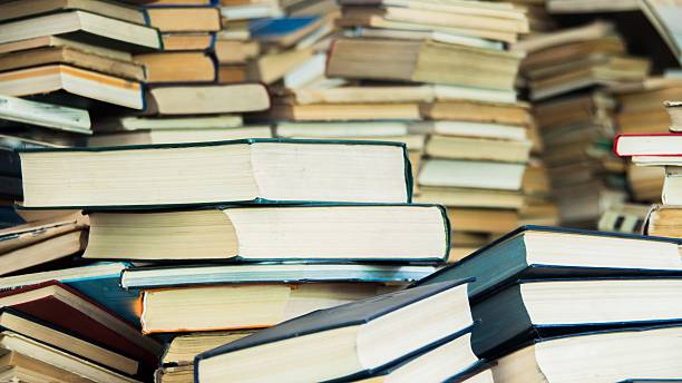 istock variety of books close up view 585796400