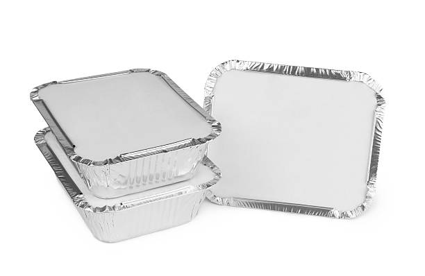 istock Foil trays for food 585798064