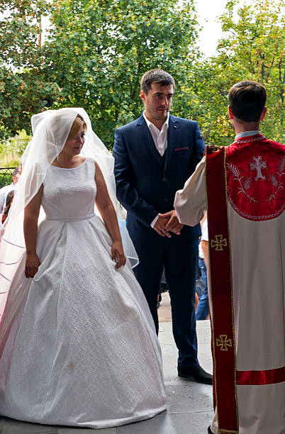 istock Wedding in the church 585798850