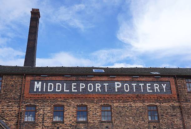 Vieux Photo De Middleport Burslem Vue De L'ouest, 1927 – Angleterre, Tirage Original Des Années 1900