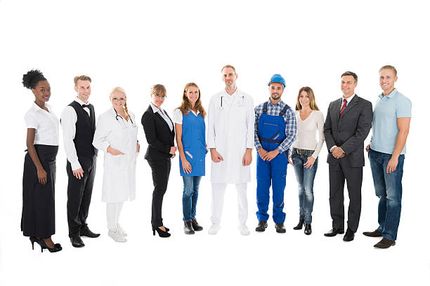 istock Portrait Of People With Various Occupations 585807788
