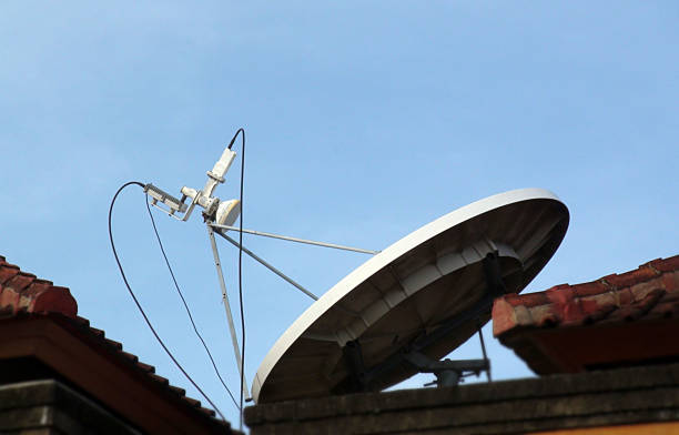 istock View Of Antenna Communication Satellite Dish 585808104