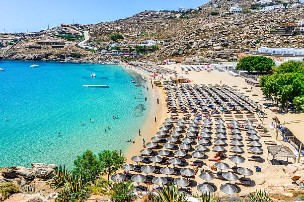 Famous Paradise Beach - Mykonos, Greece