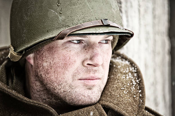 a world war two US M1 helmet