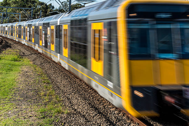 istock Sydney Train Australia Speed Motion Blur 586045436