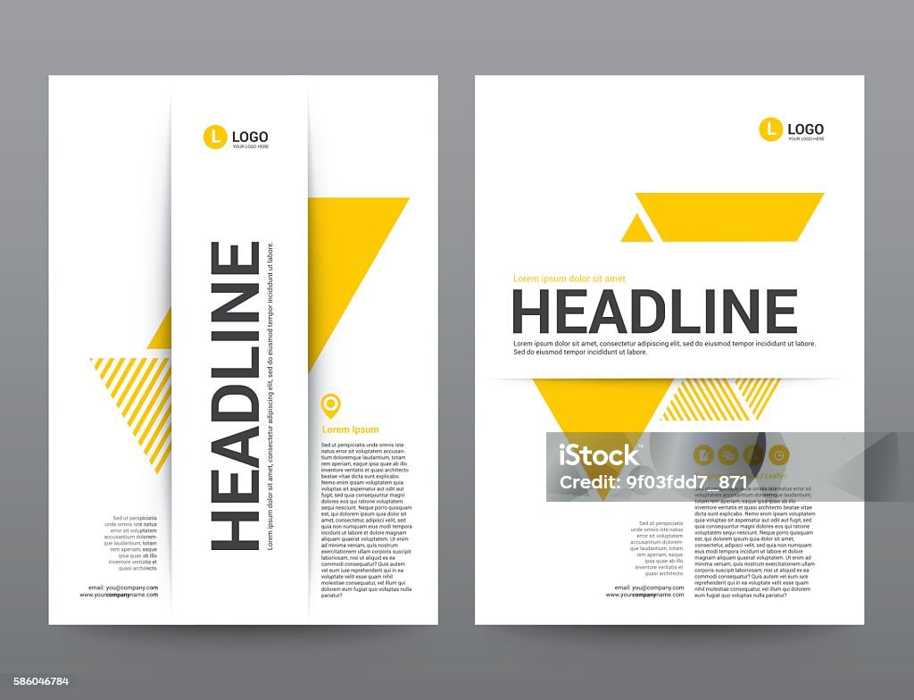 Layout Element Design Layout Template Elements Presentation Flat Vector Illustration Stock ...