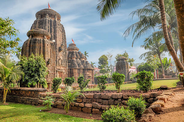 Old old temple in Bhubaneswar, India Old old temple in Bhubaneswar, India. odisha stock pictures, royalty-free photos & images