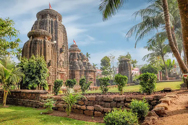 Old old temple in Bhubaneswar, India.