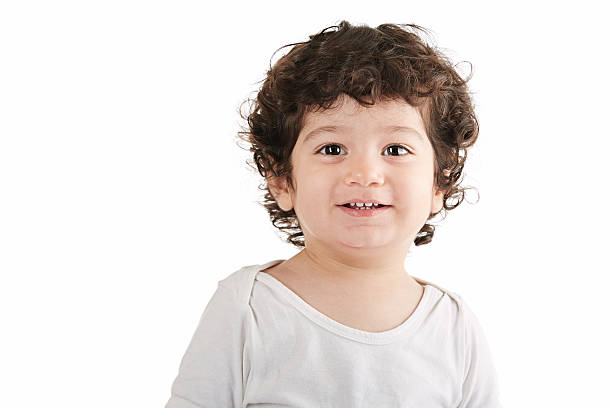 istock Happy Toddler mixed race looking at camera 586053424