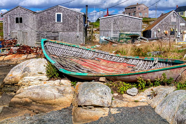 istock Old Wooden Boat 586056908