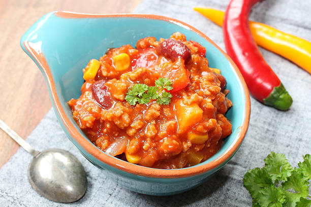 istock serving of chili con carne 586057230