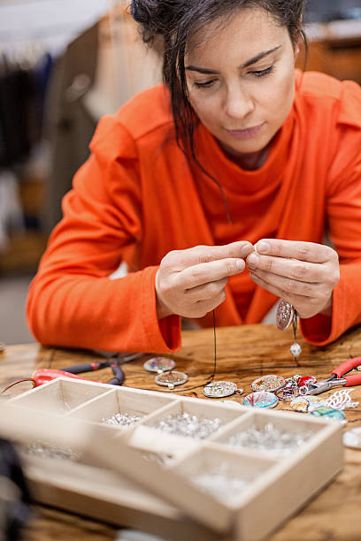 istock Women in arts and crafts 586058688