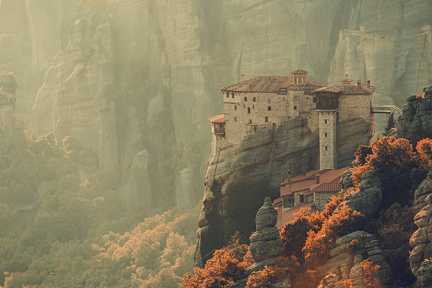 istock Meteors monasteries in Greece 586060136