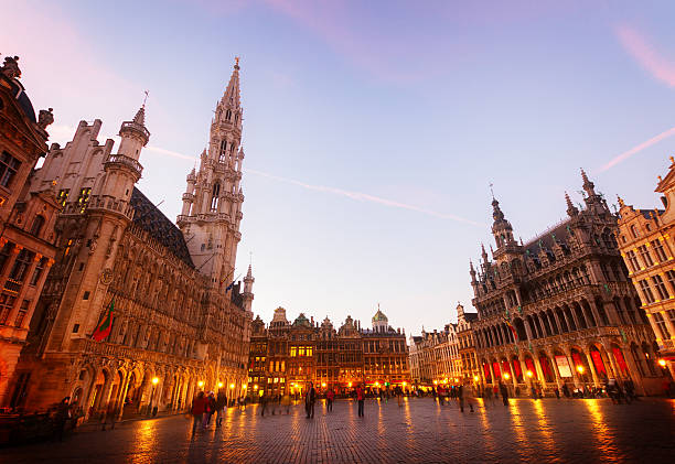 istock Grand Place And Town Square, Brusseles 586065244