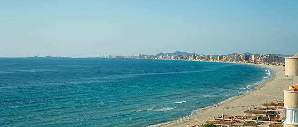 istock Sandy Beach - La Manga, Mar Menor, Spain 586072412