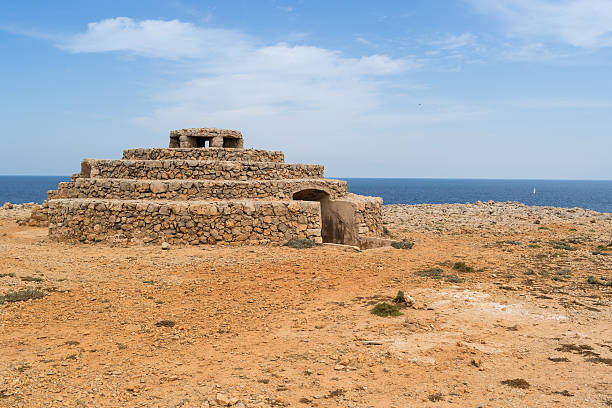 istock Ancient Minorcan farm house 586083172