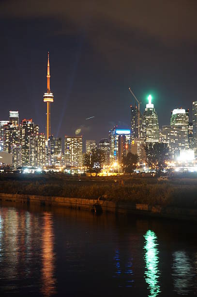 istock The Toronto Skyline After The Sun Set 586084308