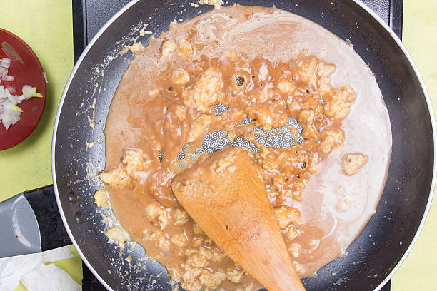 istock chef stir fry  for cooking gravy 586088068