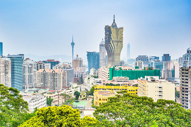 istock Cityscape view of Macau, China 586160672