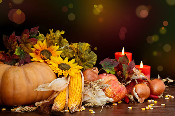 istock Autumnal fruits and vegetables. 586165314