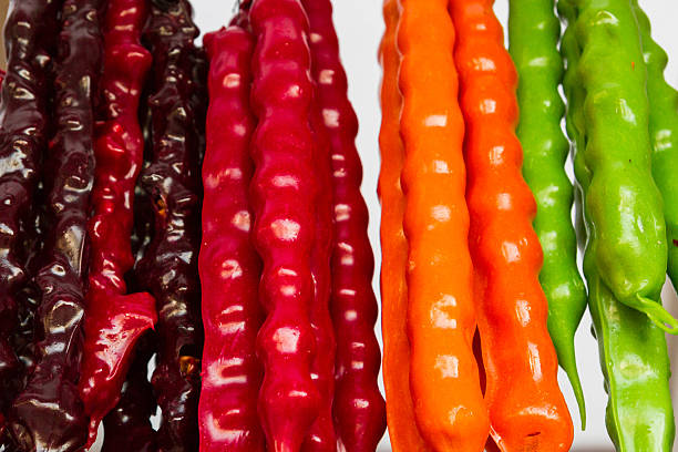 istock Colorful churchkhela on a string 586167082
