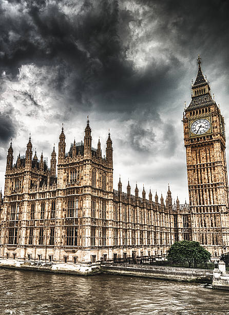 house of parliament, big ben - big ben london england hdr houses of parliament london photos et images de collection