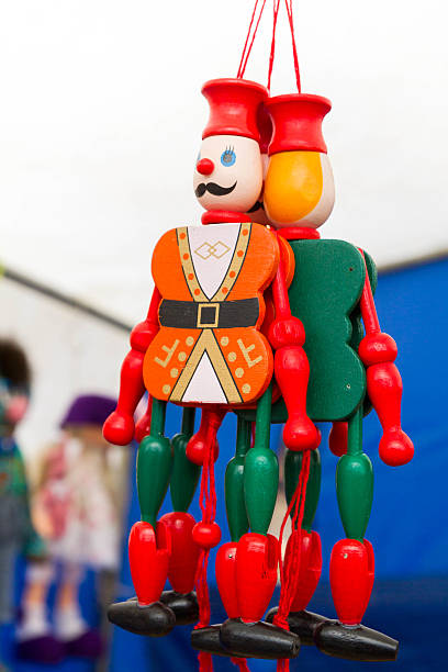 istock Wooden doll in Russian 586169300