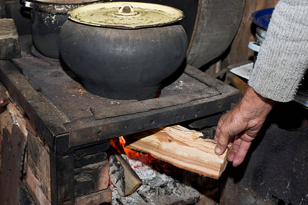 istock Wood Burning Stove 586171228