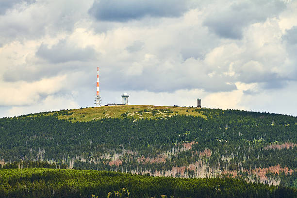 der brocken - berg brocken stock-fotos und bilder