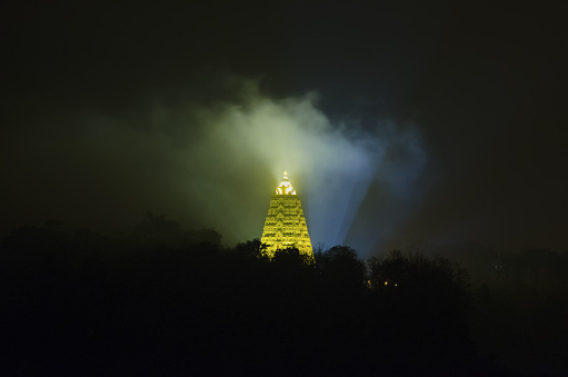Phuthakaya pagoda at Sangkhlaburi district,Kanchanaburi province of Thailand.