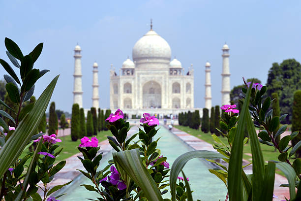 Taj Mahal, Agra, India. stock photo