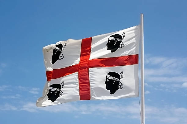 istock The flag of Sardinia. 586175586